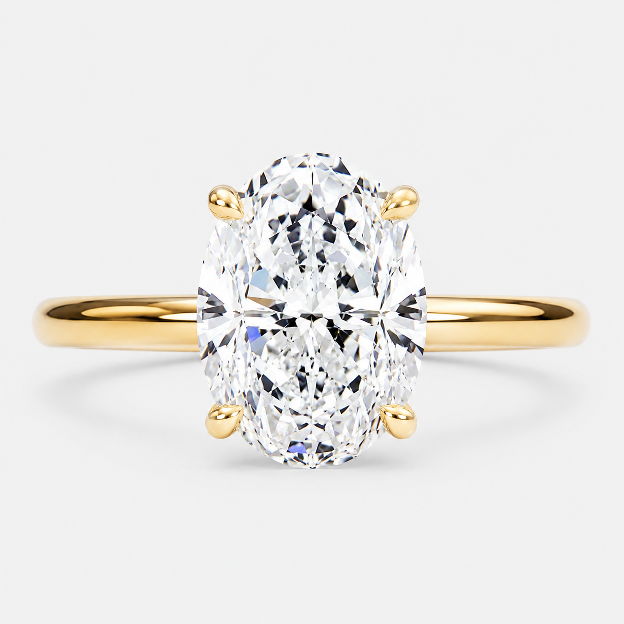 imogen classic oval solitaire ag & co jewellery