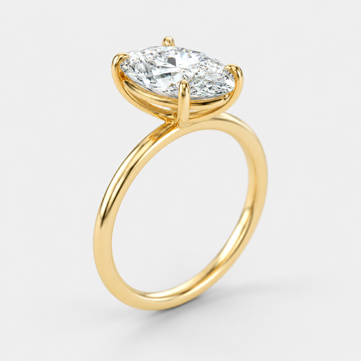 imogen oval solitaire ag & co jewellery