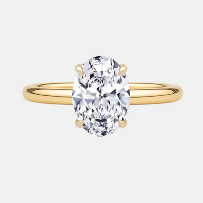 IMOGEN Oval Solitaire Engagement Ring AG & CO Jewellery