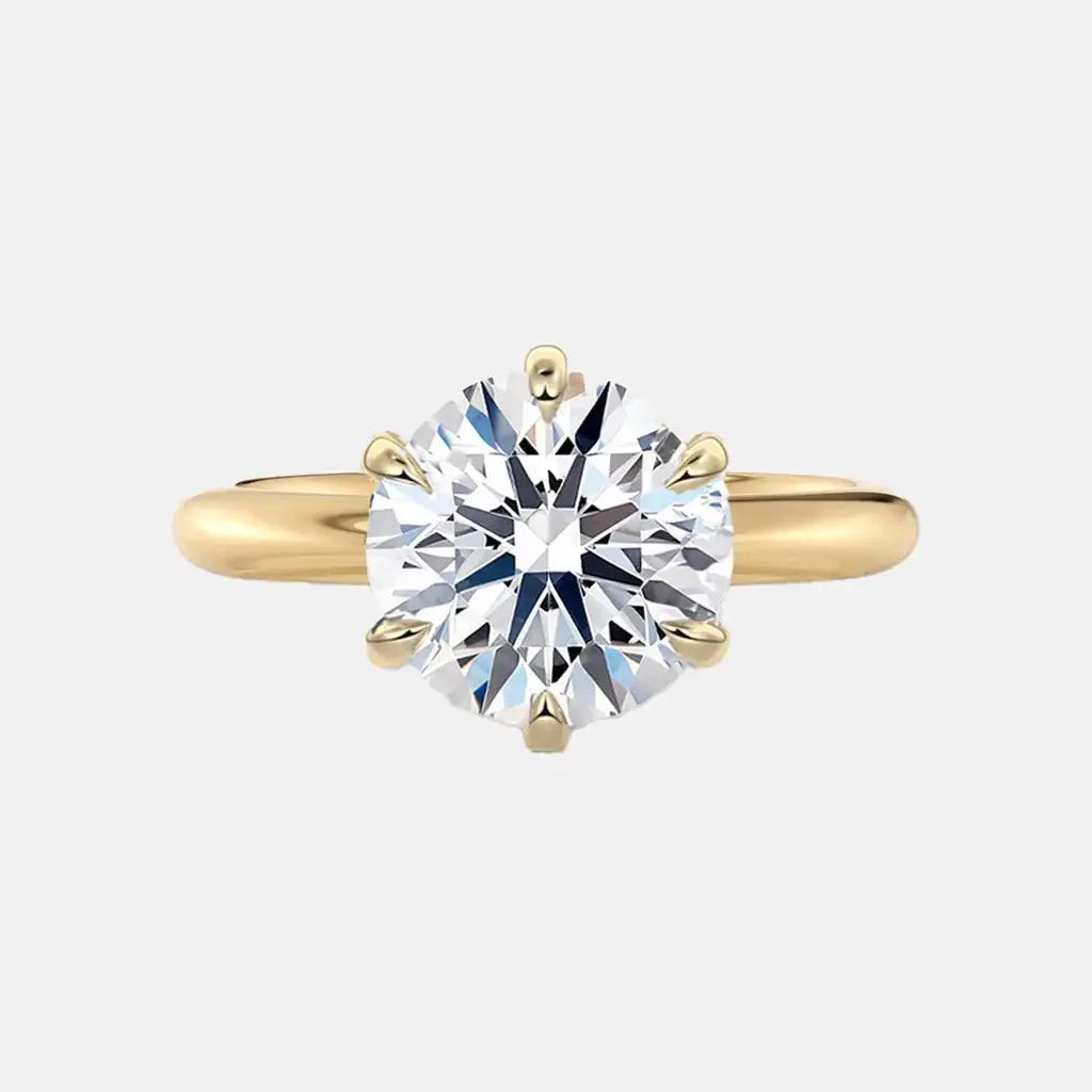 isla - 6 claw round solitaire ag & co jewellery
