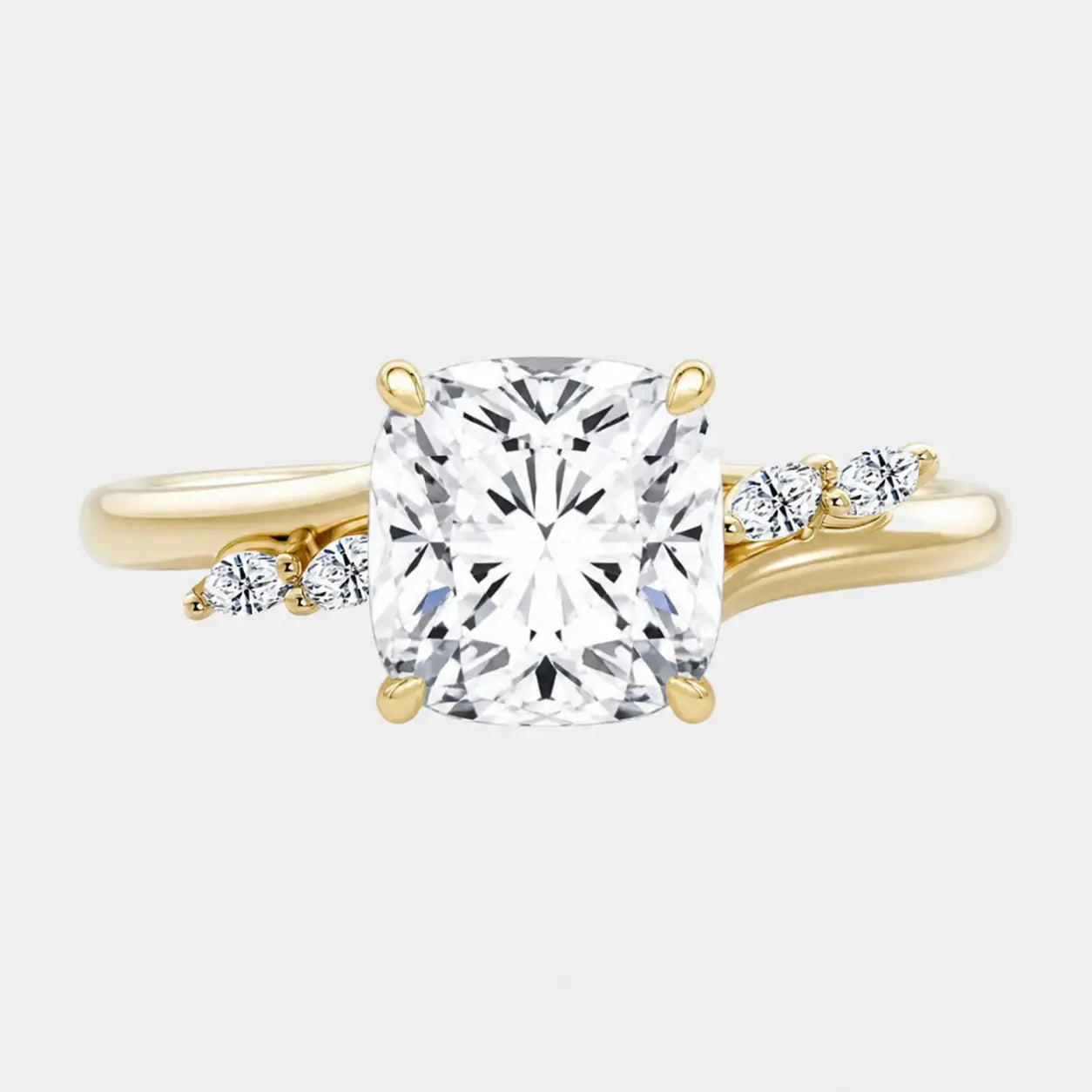jazmira — cushion with marquise accents