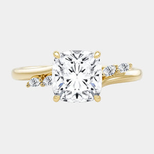 JAZMIRA — Cushion with Marquise Accents