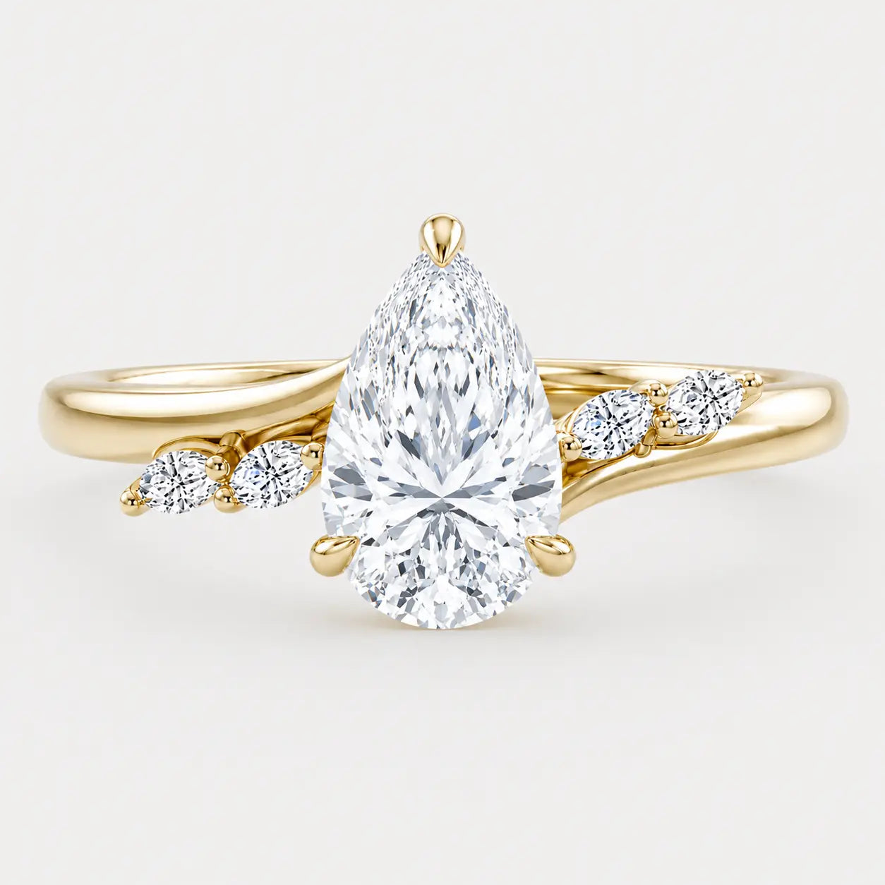 jazmira — pear with marquise accents