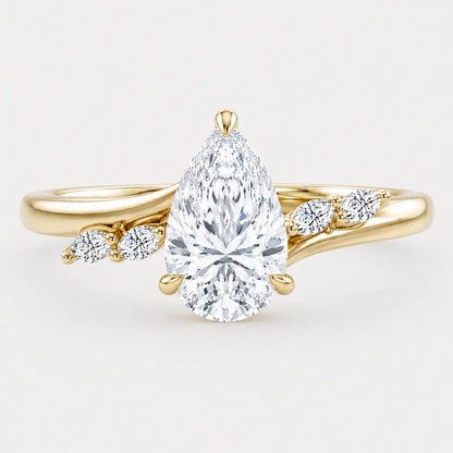 JAZMIRA — Pear with Marquise Accents