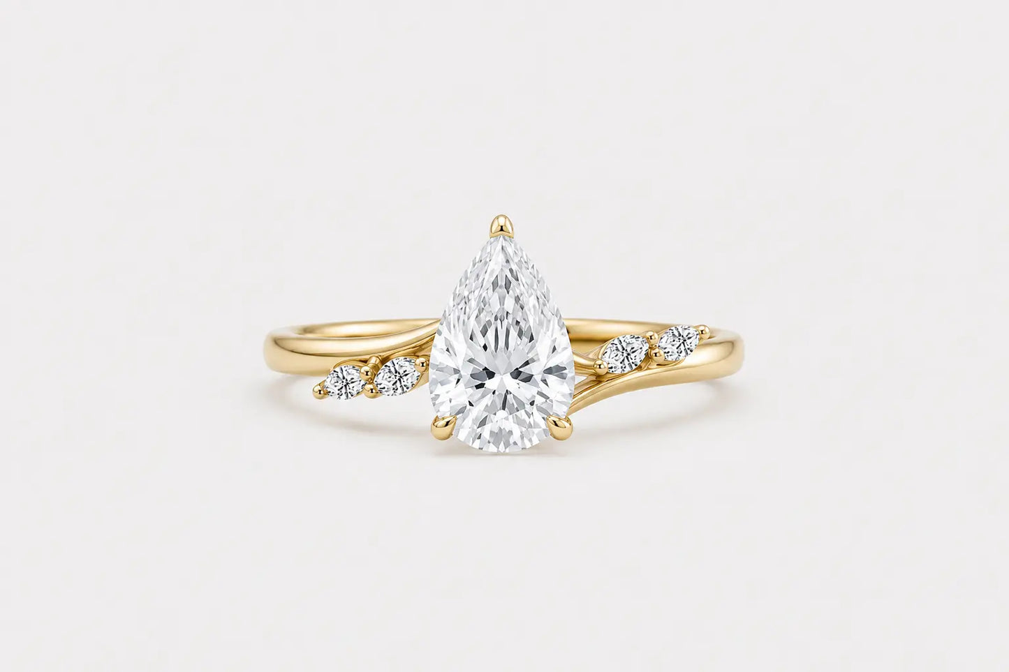 jazmira — pear with marquise accents