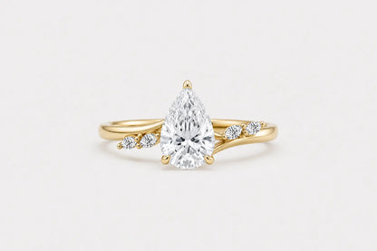 JAZMIRA — Pear with Marquise Accents