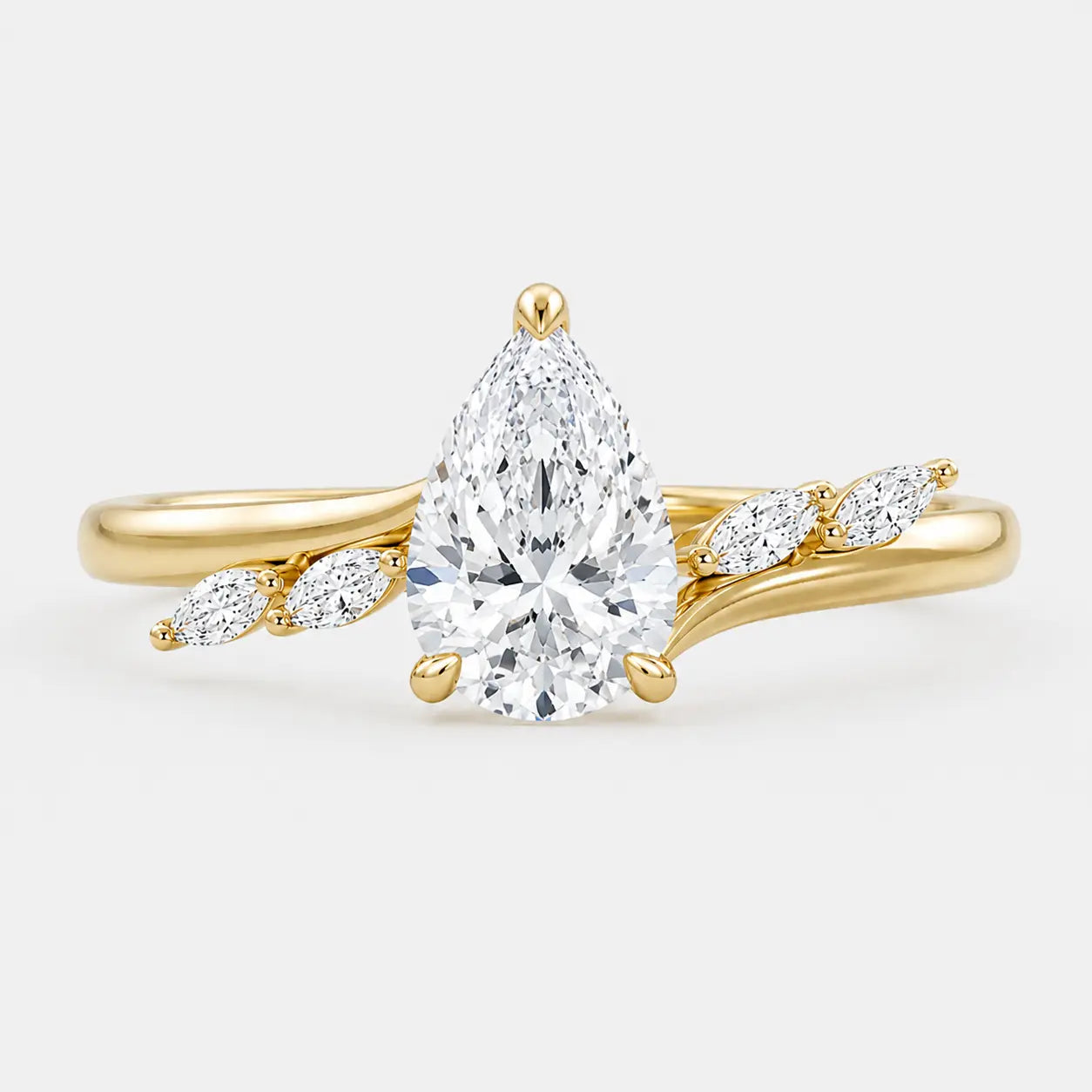 jazmira — pear with marquise accents