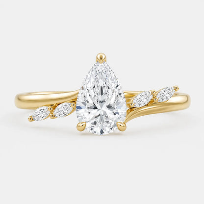 JAZMIRA — Pear with Marquise Accents