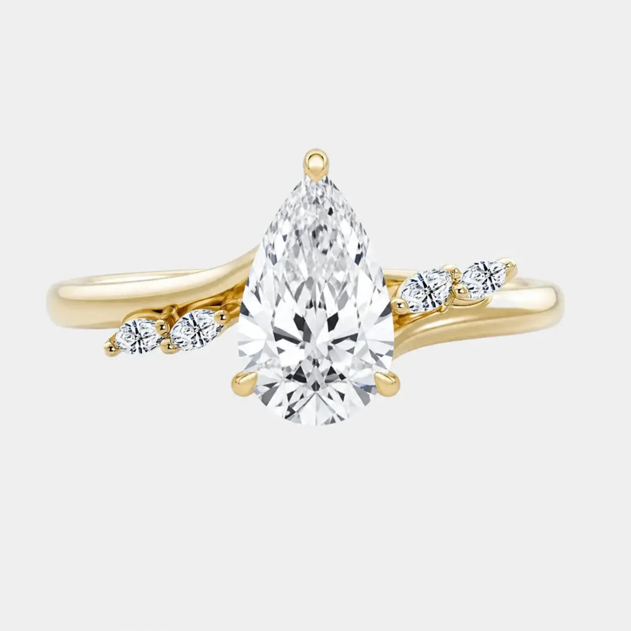 jazmira — pear with marquise accents