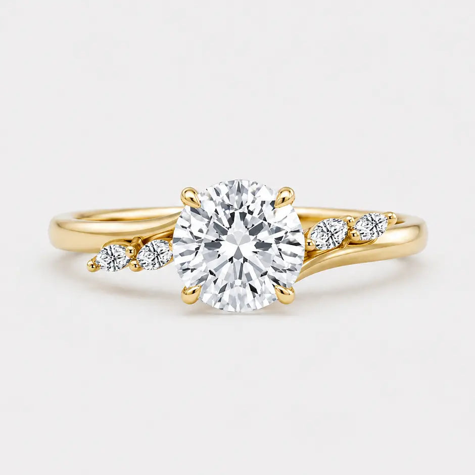 jazmira — round with marquise accents
