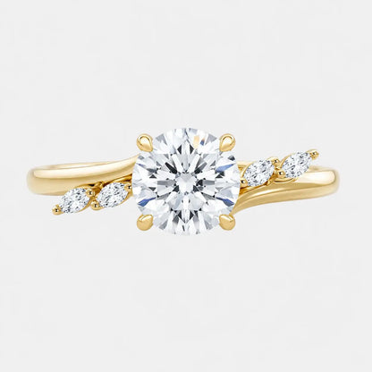 JAZMIRA — Round with Marquise Accents