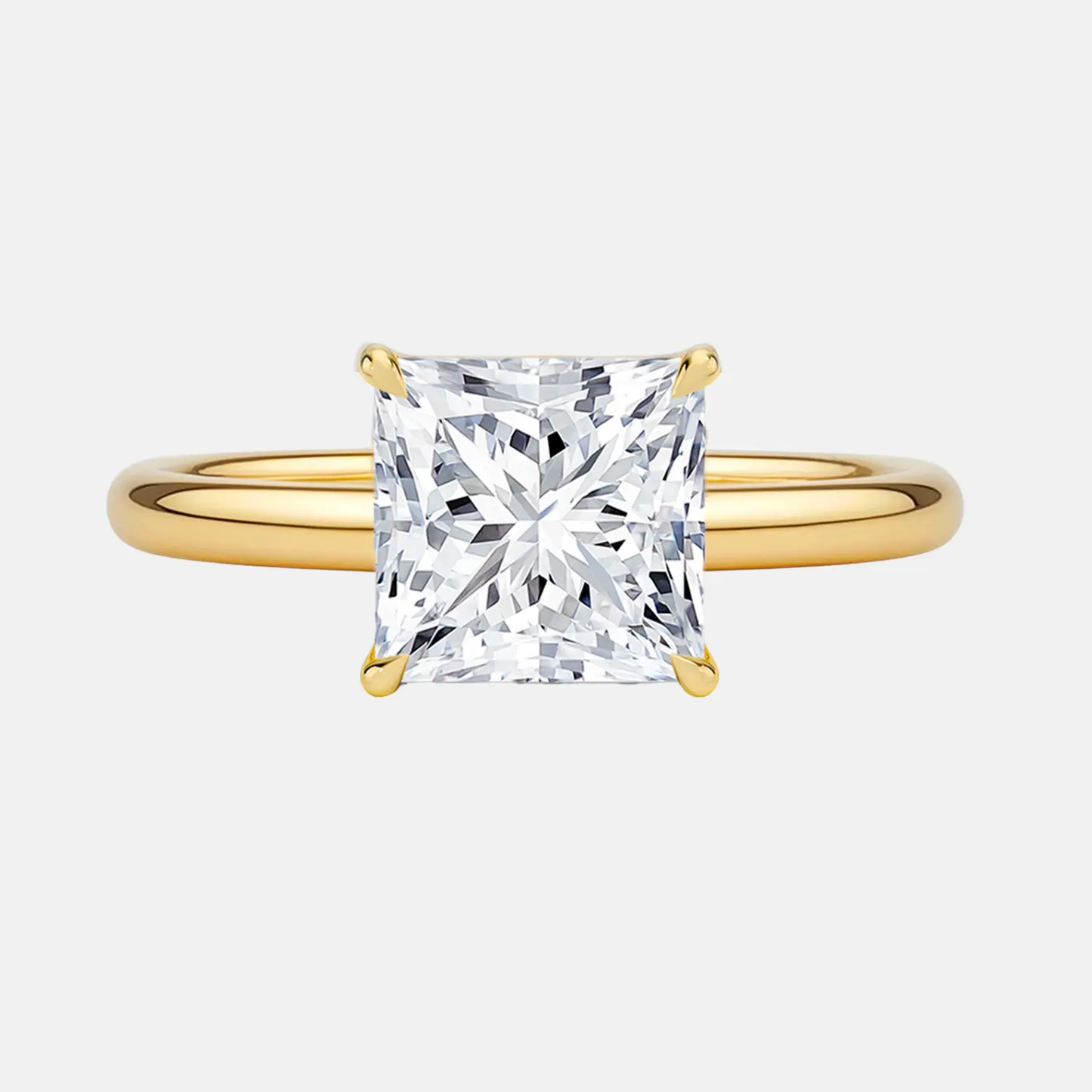 joan princess-cut solitaire engagement ring ag & co jewellery