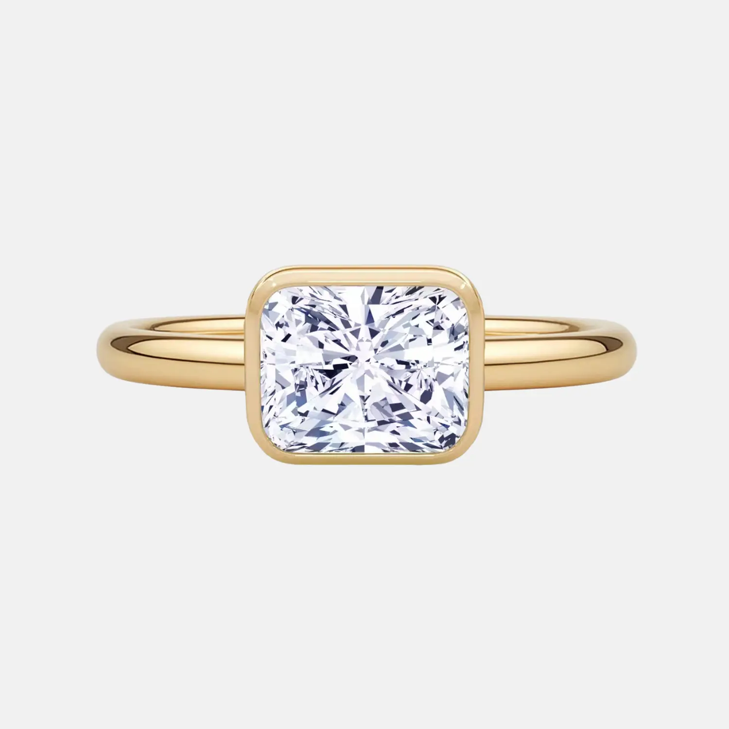 léonie radiant east-west bezel ring ag & co jewellery