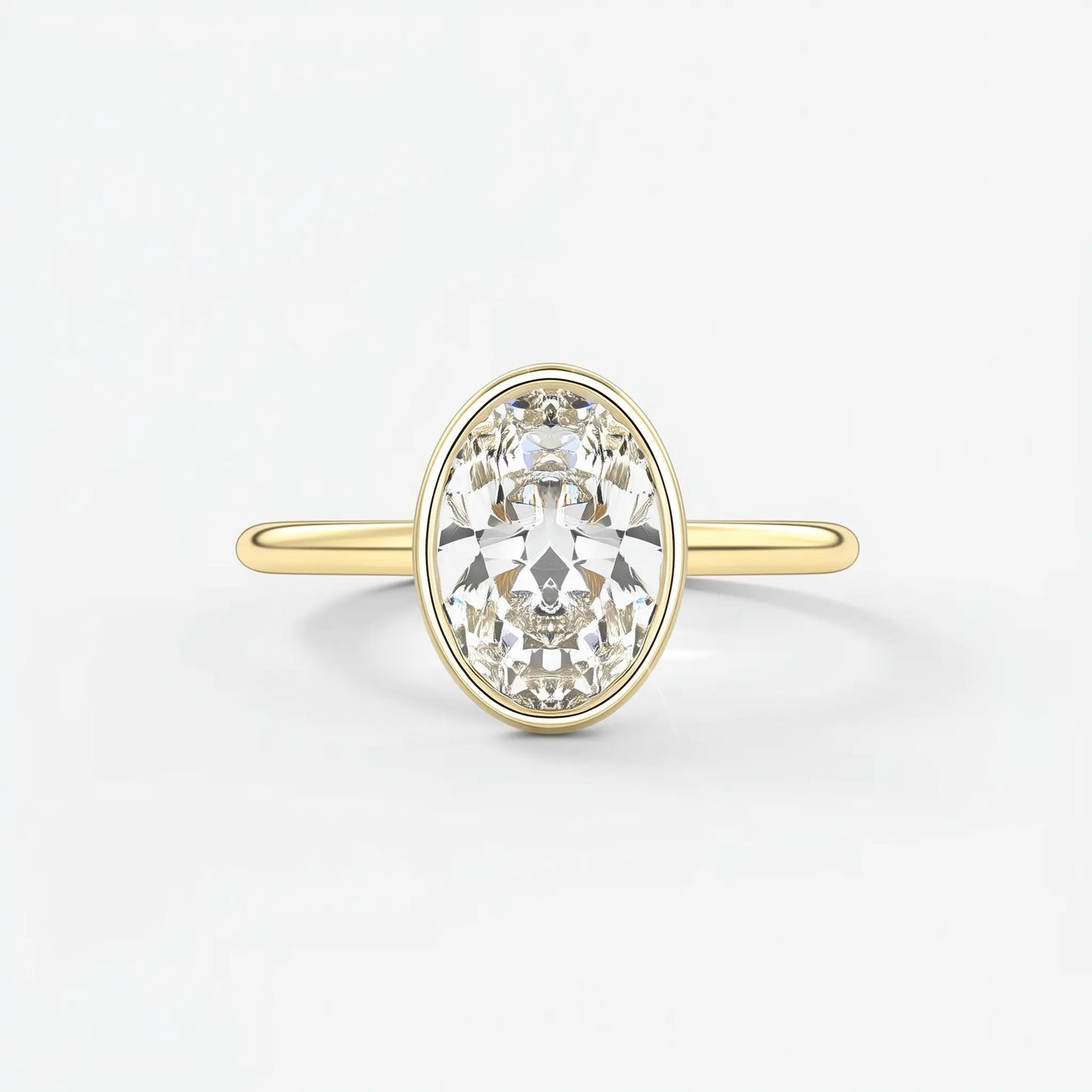 lyra – oval bezel set solitaire ag & co jewellery