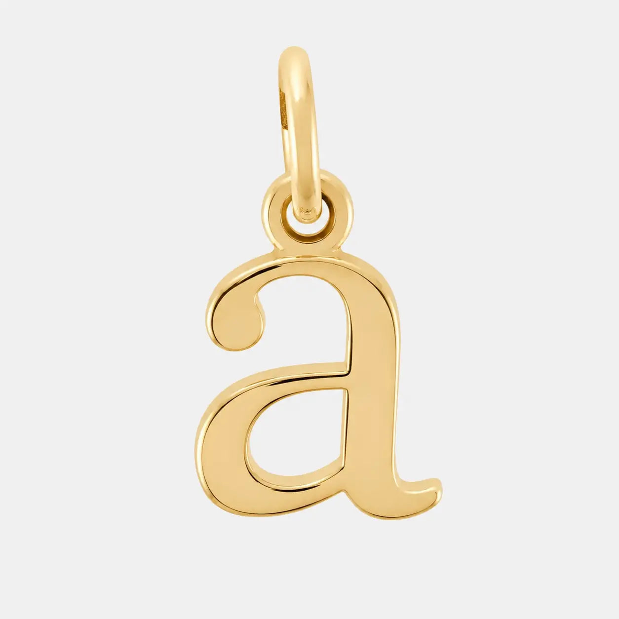 Lowercase Initial Letter Pendant 14K Gold AG & CO Jewellery