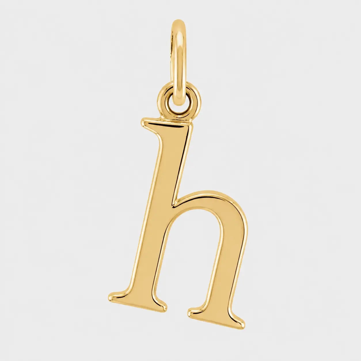 Lowercase Initial Letter Pendant 14K Gold AG & CO Jewellery