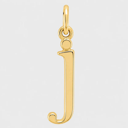 Lowercase Initial Letter Pendant 14K Gold AG & CO Jewellery