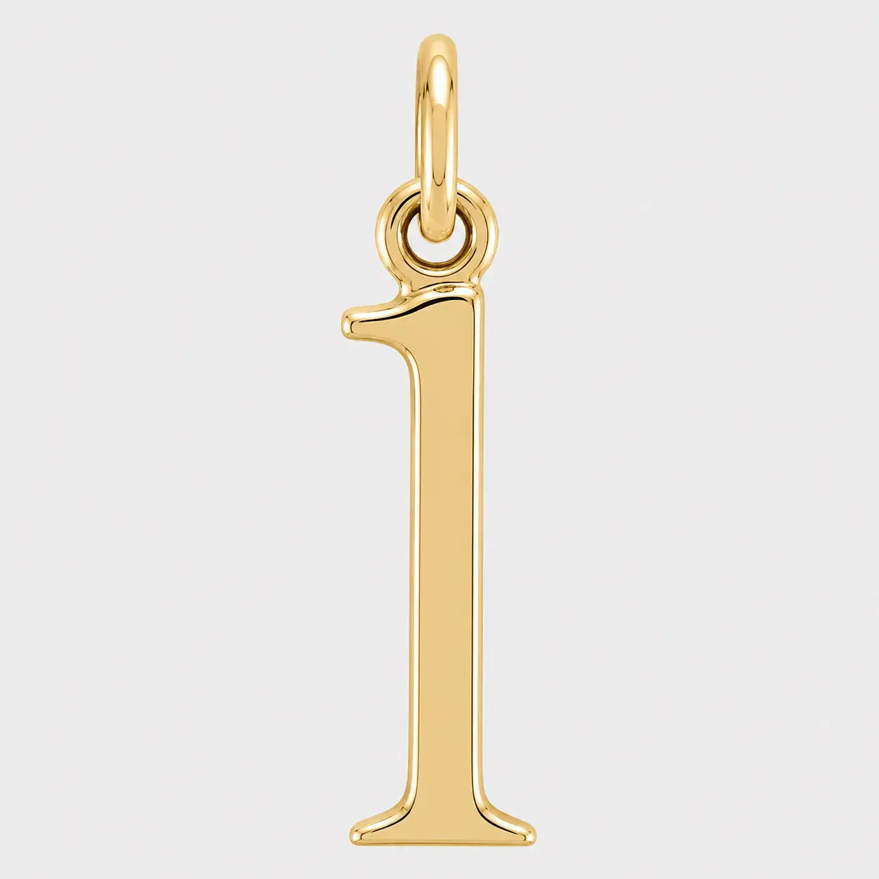 Lowercase Initial Letter Pendant 14K Gold AG & CO Jewellery