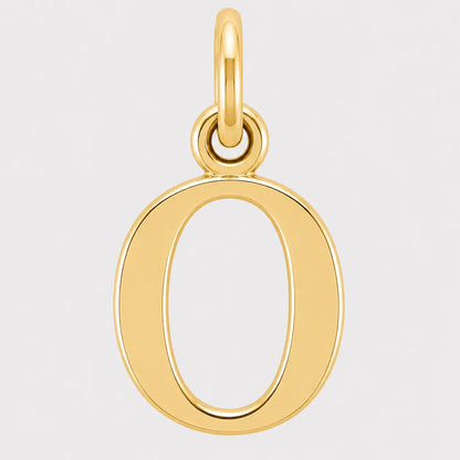 Lowercase Initial Letter Pendant 14K Gold AG & CO Jewellery