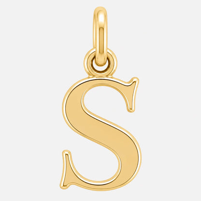 Lowercase Initial Letter Pendant 14K Gold AG & CO Jewellery