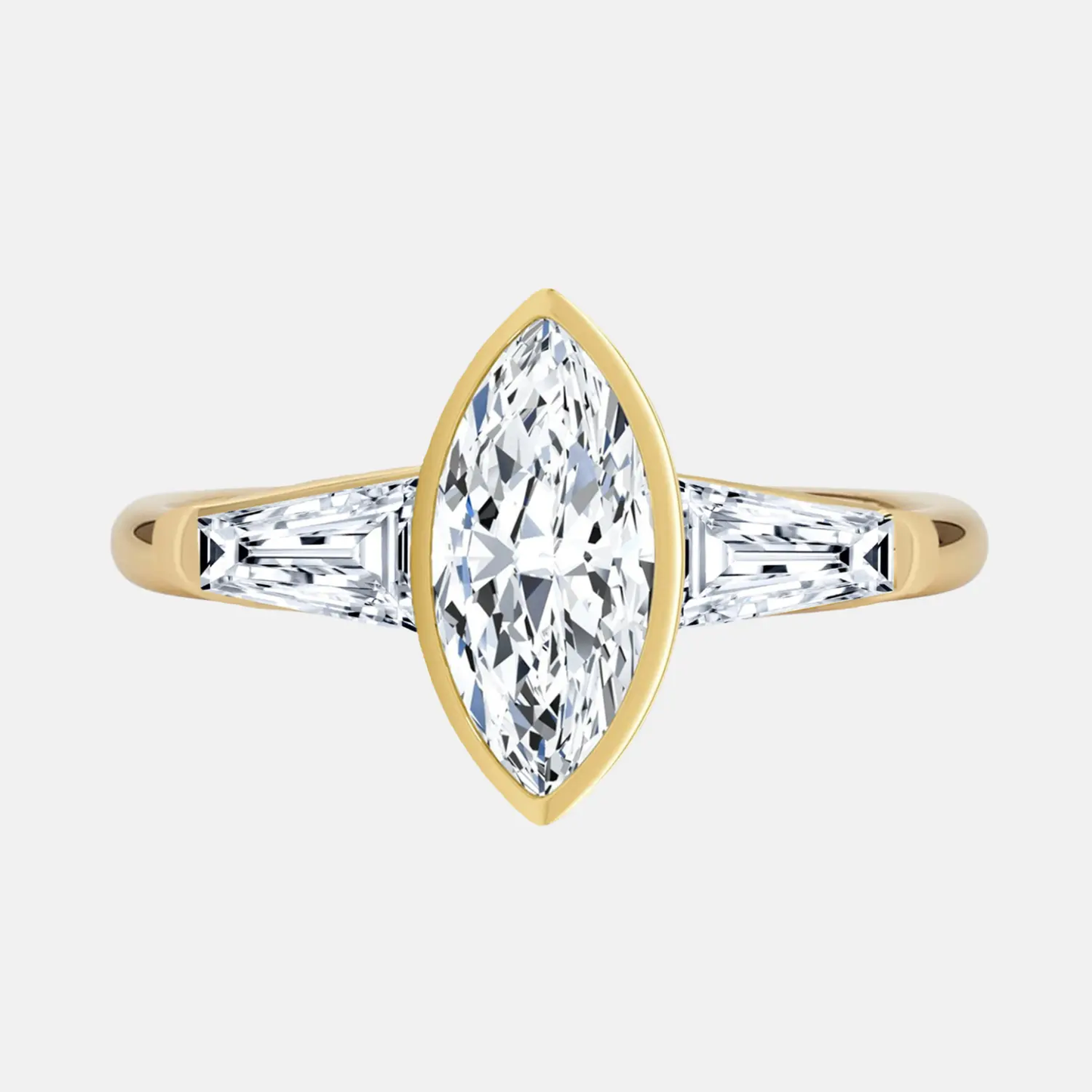 maelis marquise trilogy engagement ring ag & co jewellery