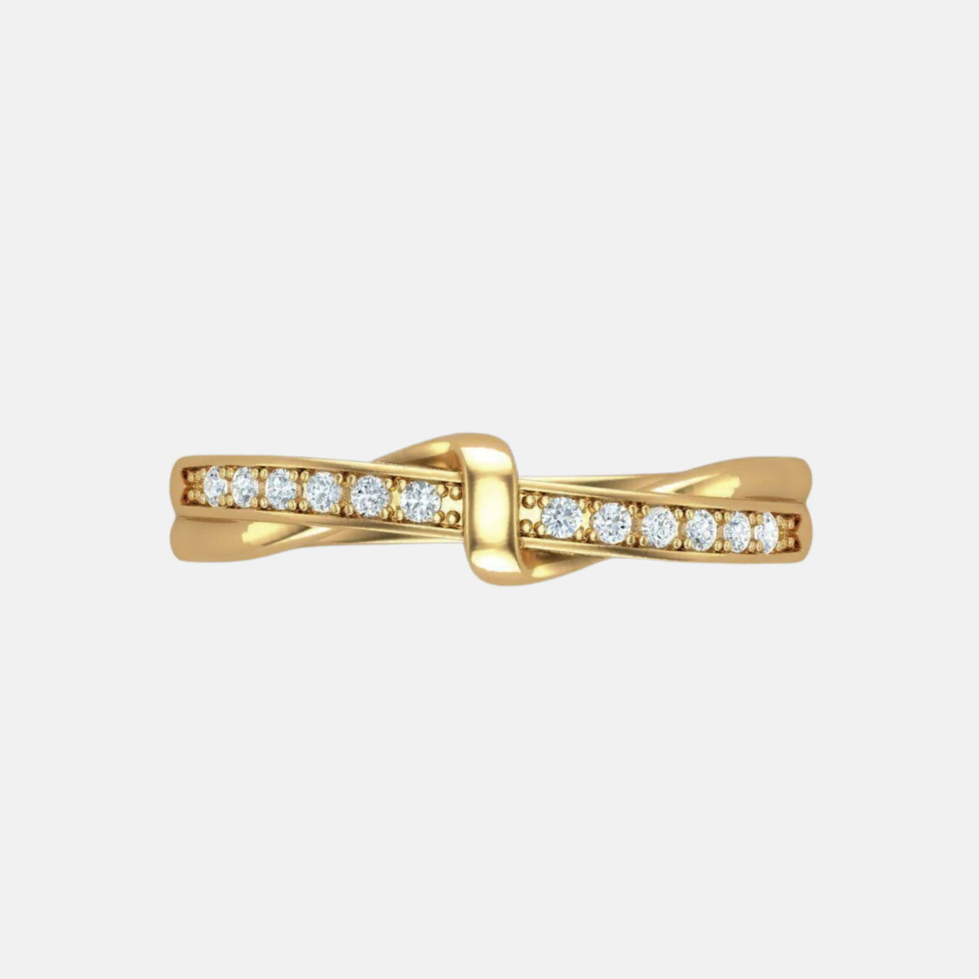 MAISIE — Diamond Twist Lab-Grown Wedding Band AG & CO Jewellery