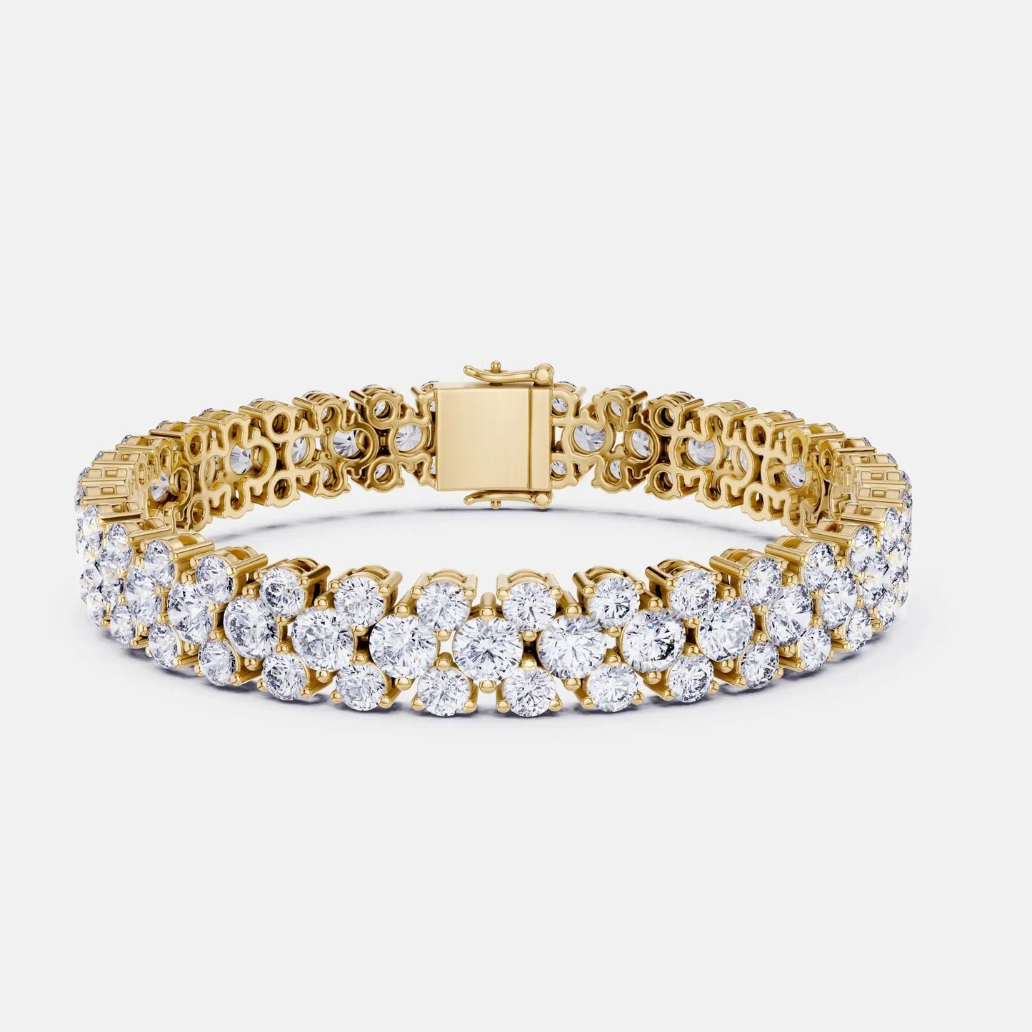 marella — alternating round brilliant diamond tennis bracelet ag & co jewellery