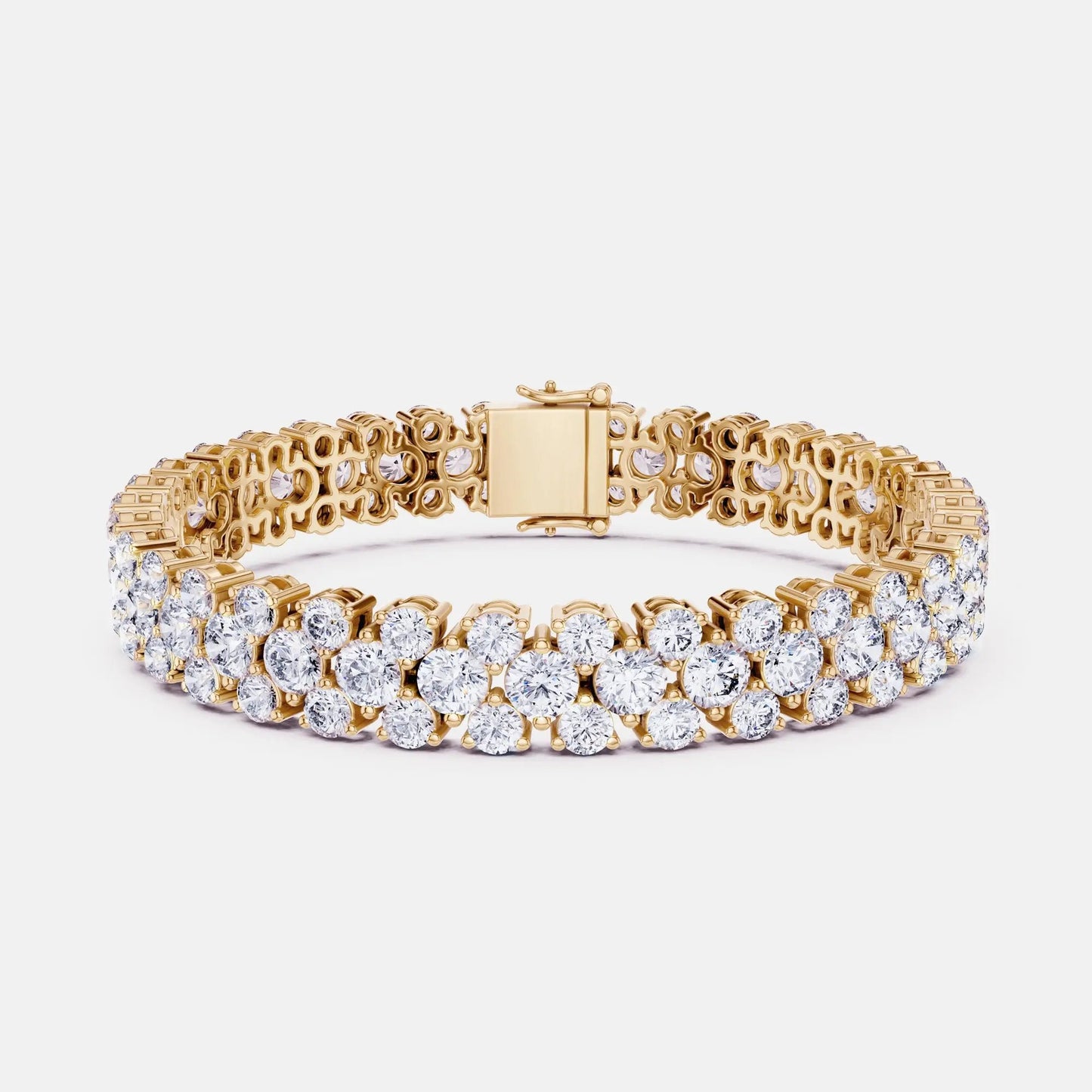 marella — alternating round brilliant diamond tennis bracelet ag & co jewellery