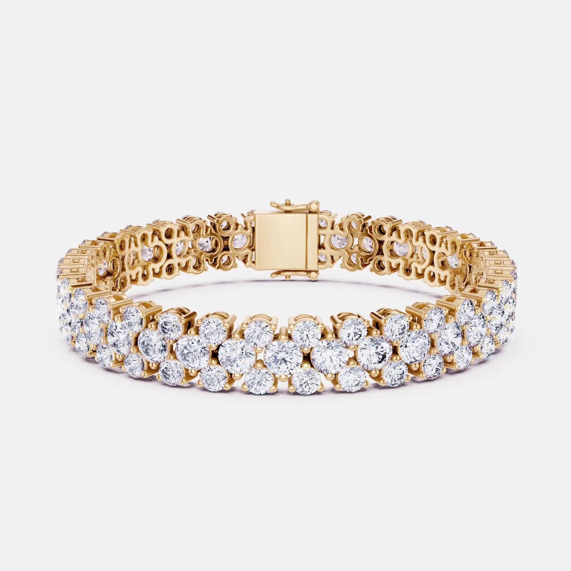 MARELLA — Alternating Round Brilliant Diamond Tennis Bracelet AG & CO Jewellery
