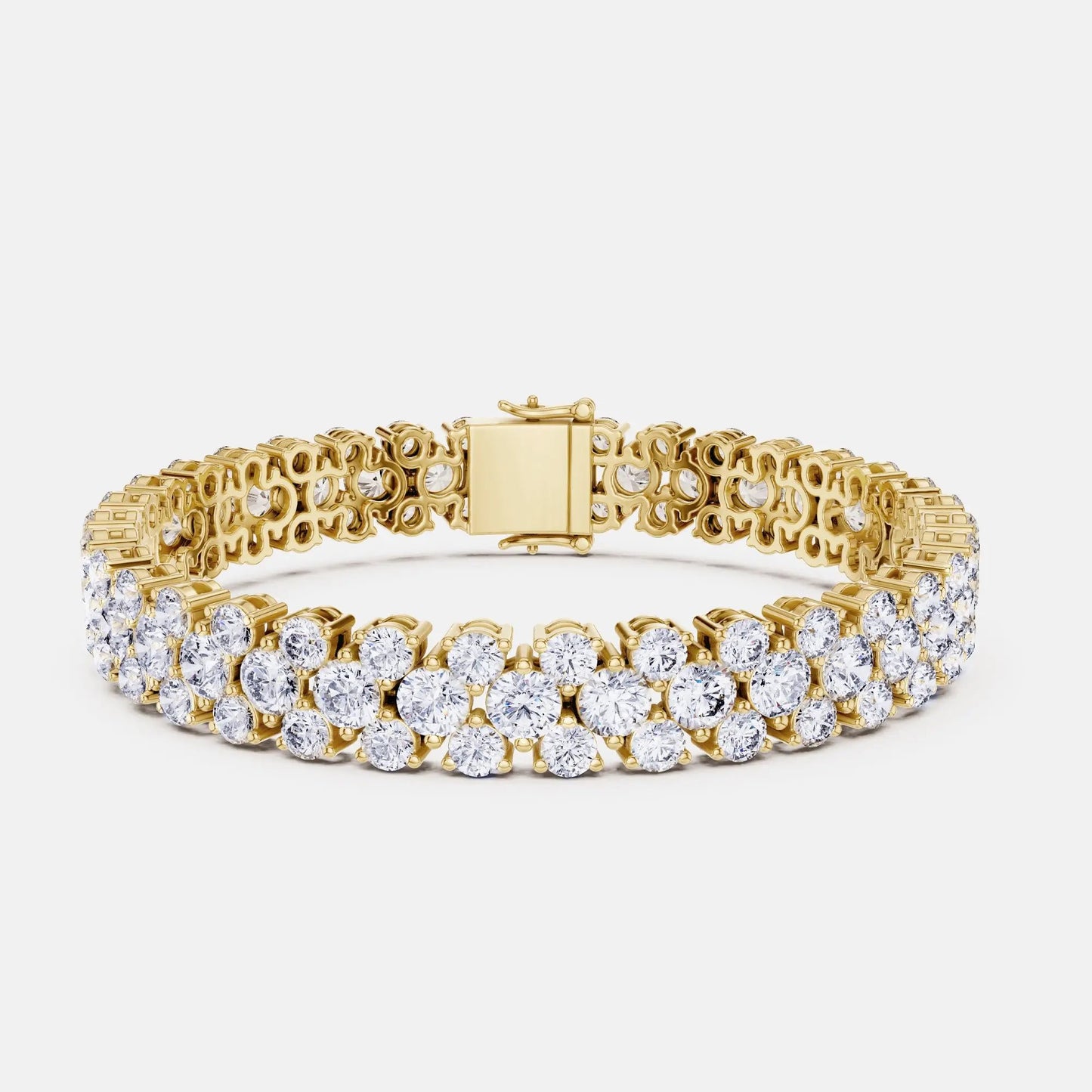 marella — alternating round brilliant diamond tennis bracelet ag & co jewellery