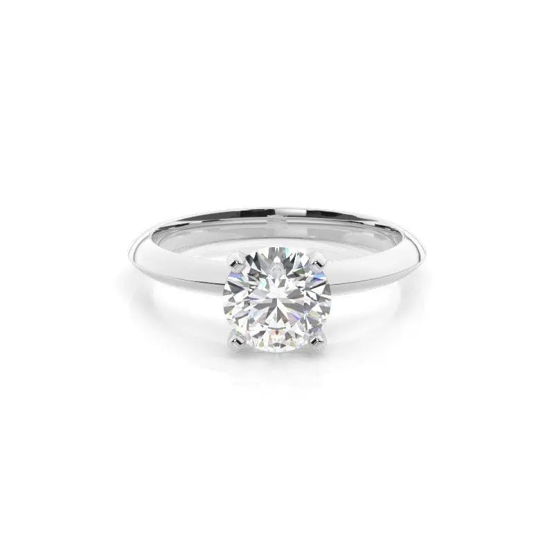 Eliza - 4 Claw Classic Solitaire Engagement Ring AG & CO Jewellery