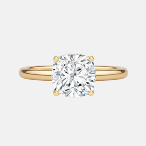 MARLENE Cushion Hidden Halo Solitaire