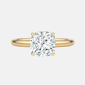 MARLENE Cushion Hidden Halo Solitaire