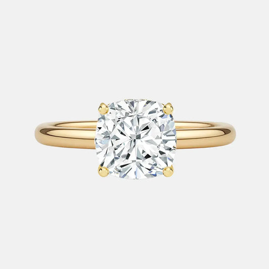 MARLENE Cushion Hidden Halo Solitaire AG & CO Jewellery