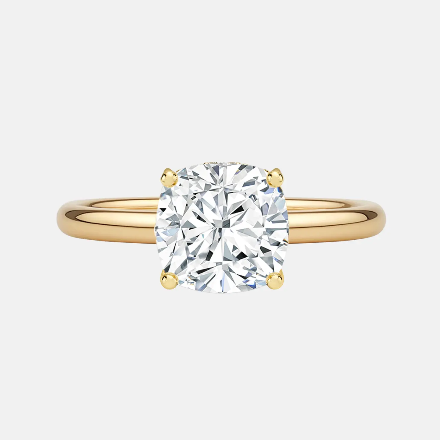 marlene cushion hidden halo solitaire ag & co jewellery