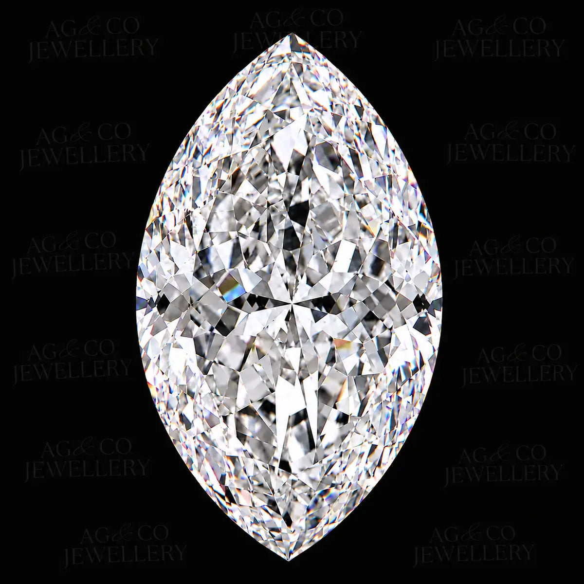 marquise portuguese cut diamond 5.00ct e vvs2 ag & co jewellery