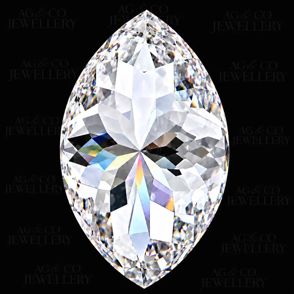 marquise portuguese cut diamond 5.00ct e vvs2 ag & co jewellery