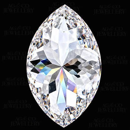 Marquise Portuguese Cut Diamond 5.00ct E VVS2 AG & CO Jewellery