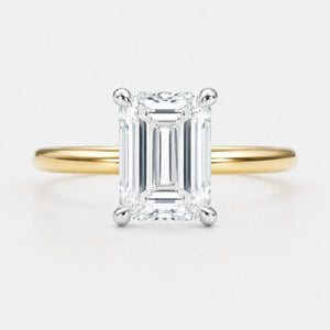 NOOR – Emerald Cut Solitaire