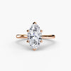 9K Rose Gold / Marquise