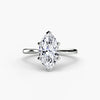 9K White Gold / Marquise