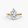 9K Yellow Gold / Marquise