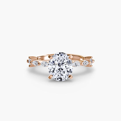 Solitaire with Eternity Pavé AG & CO Jewellery