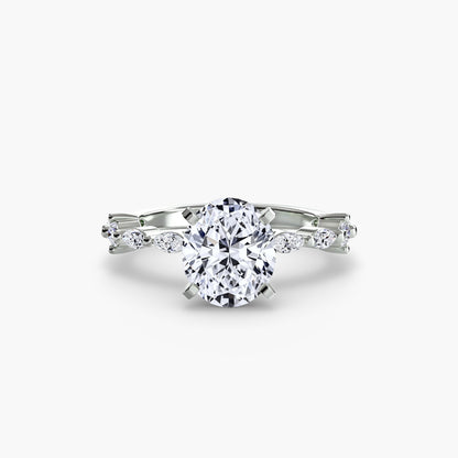 Solitaire with Eternity Pavé AG & CO Jewellery