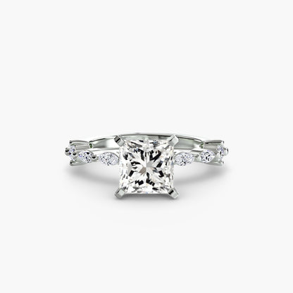 Solitaire with Eternity Pavé AG & CO Jewellery
