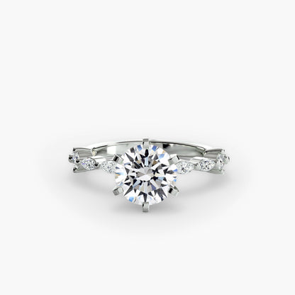 Solitaire with Eternity Pavé AG & CO Jewellery