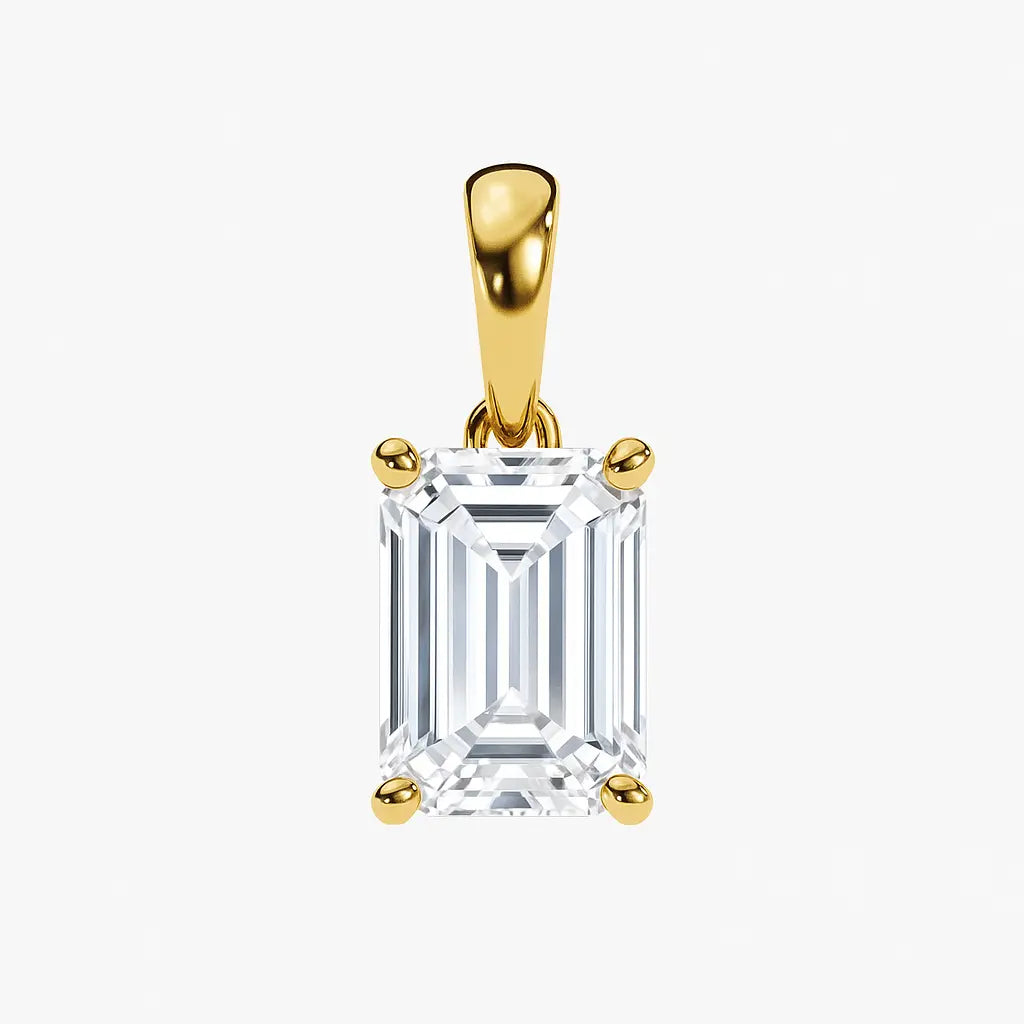 nalina- emerald solitaire 10k pendant ag & co jewellery