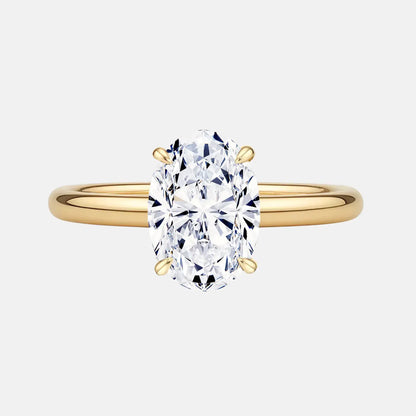 Nova- Accessible Elegance - 10K Oval Solitaire Engagement Ring AG & CO Jewellery