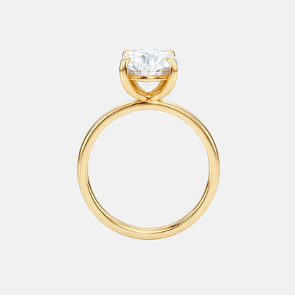 Nova- Accessible Elegance - 10K Oval Solitaire Engagement Ring AG & CO Jewellery