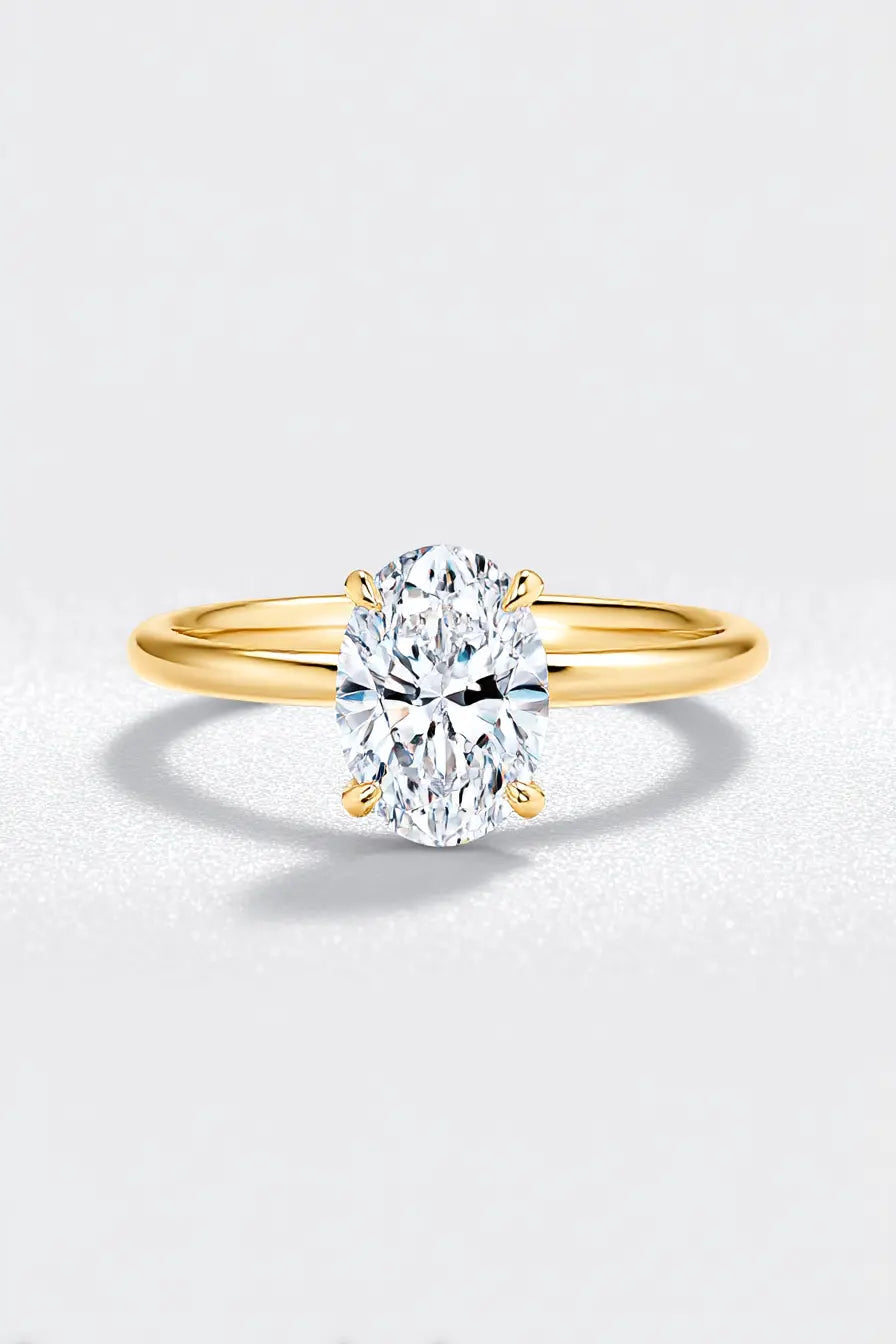 oval cut moissanite solitaire ring (1ct-7ct) ag & co jewellery